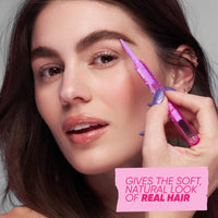 Thumbnail for Kosas Brow Pop - Longwear Eyebrow Makeup, Dual-Sided Defining Pencil with Castor Oil for Soft, Natural Look of Real Hair - Medium Chocolate Brown