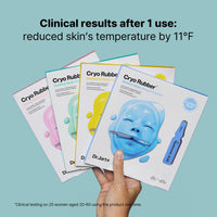 Thumbnail for Dr.Jart+ Cryo Rubber Soothing Face Mask | Hydrates and Reduces Redness | Korean Skin Care | Travel Size, 1 Pack
