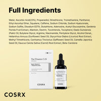 Thumbnail for COSRX Pure Vitamin C 23% Serum with Vitamin E & Hyaluronic Acid, Hydrating Facial Serum for Fine Lines, Uneven Skin Tone & Dull Skin, 0.7oz/20g, Korean Skin Care
