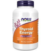 Thumbnail for NOW Foods Supplements, Thyroid Energy™, Iodine and Tyrosine plus Selenium, Zinc and Copper, 180 Veg Capsules