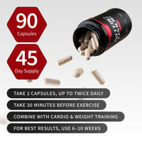Thumbnail for Snap Supplements Nitric Oxide Booster Pre Workout, Muscle Builder - L Arginine, L Citrulline 1500mg Formula, Tribulus Extract & Panax Ginseng, Strength & Endurance (90 Capsules)