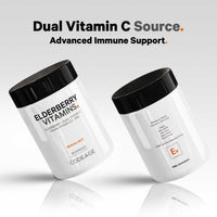 Thumbnail for Codeage Elderberry Vitamins - Organic Fermented Elderberry Blend, Vitamin C from Ascorbic Acid & Organic Acerola Cherries, Vitamin D3, Zinc, Sambucus Berries - 90 Capsules