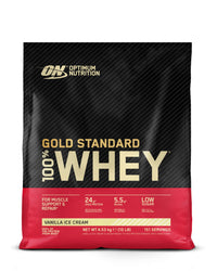 Thumbnail for Optimum Nutrition Gold Standard 100% Whey Protein Vanilla Ice Cream - 10 lbs