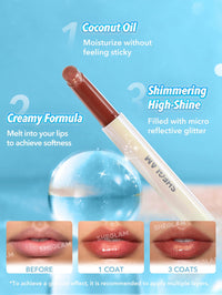 Thumbnail for SHEGLAM Pout-Perfect Moisturizing Solid Lip Gloss Shimmer Lip Plumper - Gold Rush