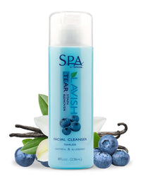 Thumbnail for TropiClean SPA Tear Stain Remover for Dogs | Blueberry Facial Shampoo | Odor Eliminator | Tearless | Whitening and Brightening | Made in USA | 8oz.