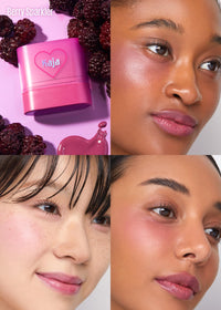 Thumbnail for Kaja Cheek & Lip - Dewy Bar 01 Berry Sparkler | Creamy Blusher and Balm Multi-Stick, 45% Moisturizing Oil, Apple Extract, Vitamin-Hyaluronic Acid Infused, High Shine, Mother's Day, 10g