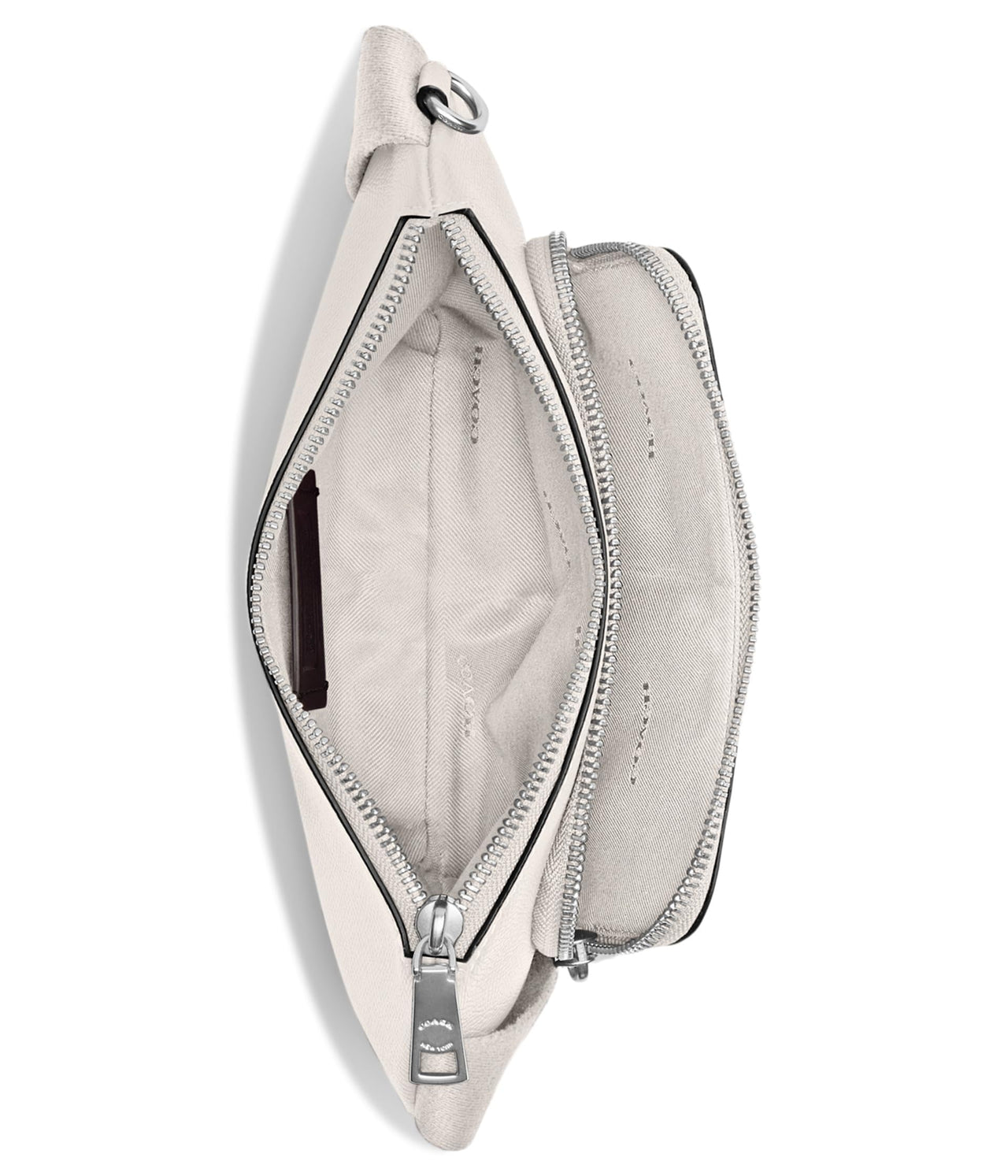 COACH Belt Bag in Cross Grain Leather Chalk One Size