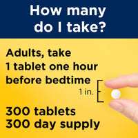 Thumbnail for Nature Made Melatonin 5mg Extra Strength Tablets, 100% Drug Free Sleep Aid, Sleep Supplements for Adults, 300 Tablets, 300 Day Supply