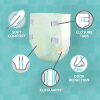 Thumbnail for Tranquility Essential Briefs, Heavy Incontinence Absorbency, Adult Small, Refastenable Tabs, Soft& Breathable Design, Latex-Free, Secure& Comfortable Fit, 10ct Bag