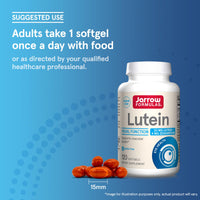 Thumbnail for Jarrow Formulas Lutein 20 mg - 120 Softgels - Clinically Documented Eye Health & Support - With Zeaxanthin - 120 Servings