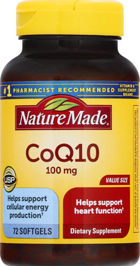 Thumbnail for CoQ10 100 mg Softgels, 72 Count Value Size for Heart Health