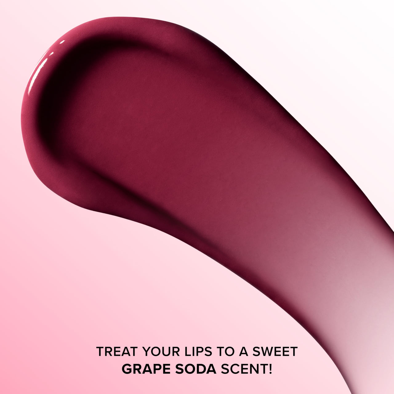 Too Faced Kissing Juicy Tint Lip Balm | Hydrating, Long Lasting Lip Stain for Instant Color + Shine with Juicy Scents, 0.10 Ounce, Grape Soda