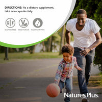 Thumbnail for NaturesPlus Vitamins D3 (1000 IU) & K2 (100 mcg) - Vegetarian, Gluten Free - 90 Capsules, 90 Servings
