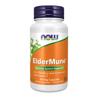 Thumbnail for NOW Foods Supplements, ElderMune 65:1 Elderberry Juice Concentrate With Vitamin C, Immune System Support, 90 Veg Capsules