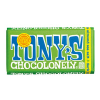 Thumbnail for Tony's Chocolonely, Dark Chocolate Almond Sea Salt, 6.35 oz
