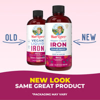 Thumbnail for Iron Supplement for Women Men & Kids | Liquid Iron Supplement for Women Men & Kids | Iron for Healthy Blood & Oxygen | Ages 4 & Up | Sugar Free | Vegan | Non-GMO | Gluten Free | 15.22 Fl Oz