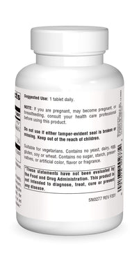 Thumbnail for Source Naturals Pantothenic Acid 500 mg Vitamin B-5 Dietary Supplement - 100 Tablets