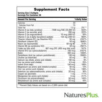 Thumbnail for NaturesPlus Regeneration - 90 Softgels - Multi-Vitamin & Mineral Supplement with Botanical Extracts & Antioxidants - Gluten Free - 30 Total Servings