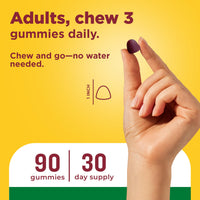 Thumbnail for Nature Made Advanced Multivitamin Gummies for Adults, Women's and Men's Multivitamin Gummies with Magnesium Citrate, Calcium & B Vitamins, Daily Support, 90 Gummies, 30 Day Supply