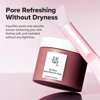 Thumbnail for Beauty of Joseon Red Bean Pore Refreshing Mask Mud Cream Hydrating Wash Off Pack, Pore Cleansing Exfoliator, Korean Skin Care for Men and Women 140ml, 4.73 fl.oz
