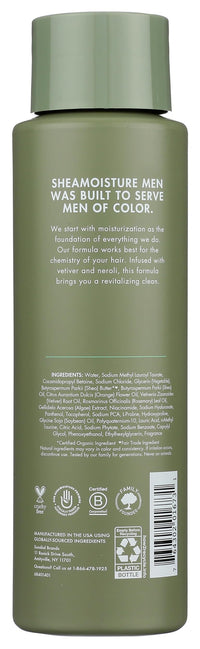 Thumbnail for SHEA MOISTURE Men's Shea Refreshing Shampoo, 15 FZ