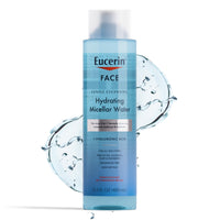 Thumbnail for Eucerin Face Gentle Cleansing Hydrating Micellar Water with Hyaluronic Acid, Face Cleanser and Makeup Remover, Fragrance Free and Non-Drying for All Skin Types, 13.5 Fl Oz Bottle