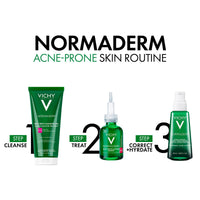 Thumbnail for VICHY Normaderm Acne Control Daily Moisturizer, Oil Free Acne Moisturizer For Face, Max Strength 2% Salicylic Acid + Hyaluronic Acid + Vitamin C, Targets Blackheads, Blemishes & Enlarged Pores