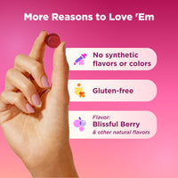 Thumbnail for OLLY Women's Multivitamin Gummy, Vitamins A, D, C, E, Biotin, Folic Acid, Adult Chewable Vitamin, Berry Flavor, 45 Day Supply - 90 Count