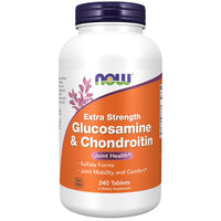 Thumbnail for NOW Foods Supplements, Glucosamine & Chondroitin Extra Strength, Sulfate Forms, 240 Tablets