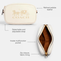 Thumbnail for COACH Pebbled Leather Jes Convertible Belt Bag 2