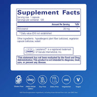 Thumbnail for Pure Encapsulations Policosanol 20 mg | Hypoallergenic Supplement Supports Healthy Lipid Metabolism and Cardiovascular Function* | 120 Capsules