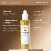 Thumbnail for Naturium The Glow Getter Body Oil, Multi-Oil for Intense Nourishment, Hydrating & Moisturizing Formula, Vegan & Cruelty-Free, 3.4 oz