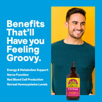 Thumbnail for Nature's Life B12 Drops 5000 mcg - Vitamin B12 Methylcobalamin - Liquid B12 Supplement for Energy Metabolism, Nerve Function and Red Blood Cell Support Natural Mixed Berry, Sugar Free (200 Serv, 4oz)