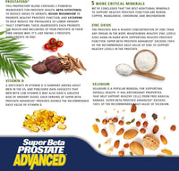Thumbnail for SUPER BETA PROSTATE Advanced – Promote Sleep, Support Bladder Emptying. Prostate Support Supplement for Men's Health with Beta Sitosterol, not Saw Palmetto. (120 Caplets, 2-Pack)