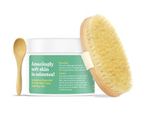 Thumbnail for ASUTRA Dead Sea Salt Essential Oil Body Scrub Exfoliator and Dry Brush Bundle (Invigorating Eucalyptus), 16 oz - Ultra Hydrating, Gentle, & Moisturizing - Coconut, Eucalyptus, and Marjoram Oils