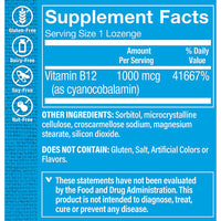 Thumbnail for The Vitamin Shoppe Vitamin B12 1,000MCG - Energy Production, Nervous System & Red Blood Cell Support, Daily B Vitamin