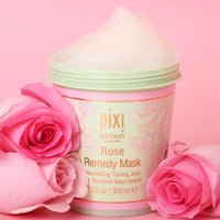Thumbnail for Pixi Rose Remedy Mask | Toning Jelly Face Mask with Rosehip Oil, Cica & Turmeric | Hydrates, Soothes & Restores Radiance | 10 fl oz/300 ml
