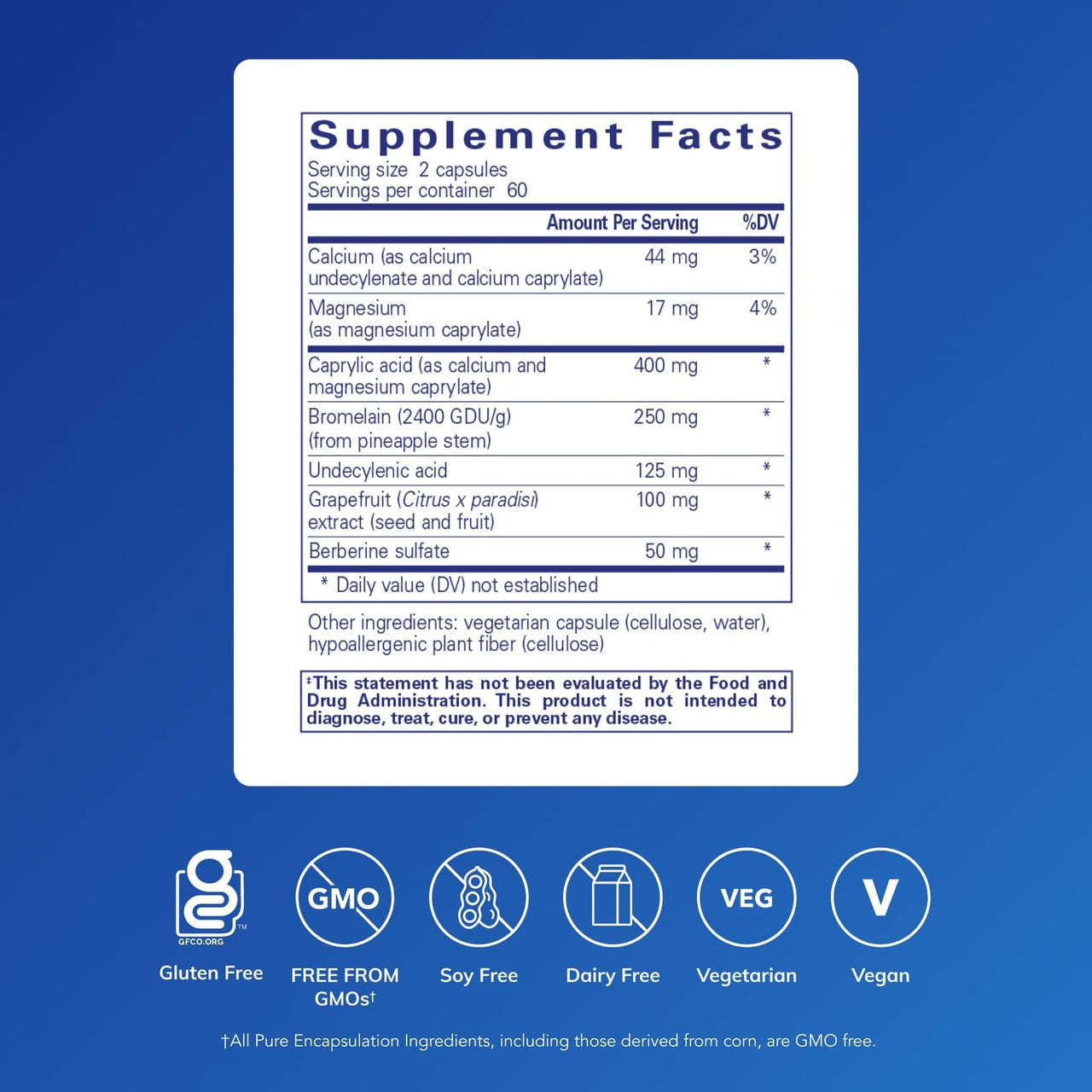Pure Encapsulations A.C. Formula II | Hypoallergenic Dietary Supplement to Promote Healthy Balance* | 120 Capsules