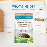 Thumbnail for NaturVet Scoopables Emotional Support for Dogs - Daily Calming Aid Promotes 24/7 Normal, Calm Behavior - Hickory Smoked Bacon Flavored | 11oz Bag
