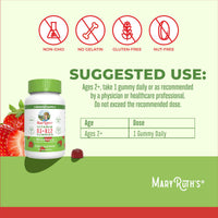 Thumbnail for MaryRuth Organics Vegan Vitamin D3 + Vitamin B12 Gummies | 2 Month Supply | Supports Bone Health | Immune Support Supplement | Energy Supplements | Methyl B12 Vegan Non-GMO Gluten Free | 60 Servings
