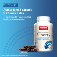 Thumbnail for Jarrow Formulas Bilberry & Grapeskin Polyphenols Capsules - 120 Count - Bilberry Supplement for Eyes - Antioxidant Supplement - For Eye Health - Vegan - Non-GMO