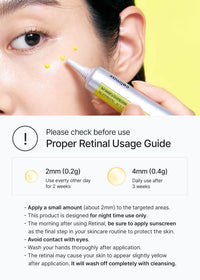 Thumbnail for celimax The Vita A Retinal Shot Tightening Booster | with Liposomized Retinal, Matryxyl, Pore Minimizer, Wrinkles & Fine Lines, Firmer Skin, 15ml