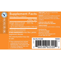 Thumbnail for The Vitamin Shoppe Grape Seed Extract 200MG (60 Capsules)