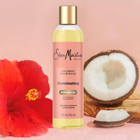 Thumbnail for SheaMoisture Massage Oil, Illuminating Coconut & Hibiscus 2-Pack – Glow Up Essentials, 8 Oz Ea
