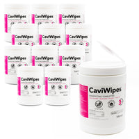 Thumbnail for CaviWipes Disinfectant Wipes – Surface Disinfecting Wipes for Professional Cleaning in Healthcare & Laboratory Settings – 160 Count per Canister, 12 Canisters/Case