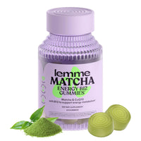 Thumbnail for Lemme Matcha Superfood Energy Gummies with Organic Matcha Green Tea, Vitamin B12 and Antioxidant Coenzyme Q10 to Support Cellular Energy, Metabolism & Healthy Skin - Gluten Free, Non GMO (60 Count)