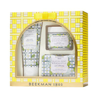 Thumbnail for Beekman 1802 At-Home Spa Day Glacial Mint & Eucalyptus Gift Set - Set of 3 - Scented - Cleanses, Moisturizes & Hydrates - With Lactic Acid & Shea Butter - Good for Sensitive Skin - Cruelty Free