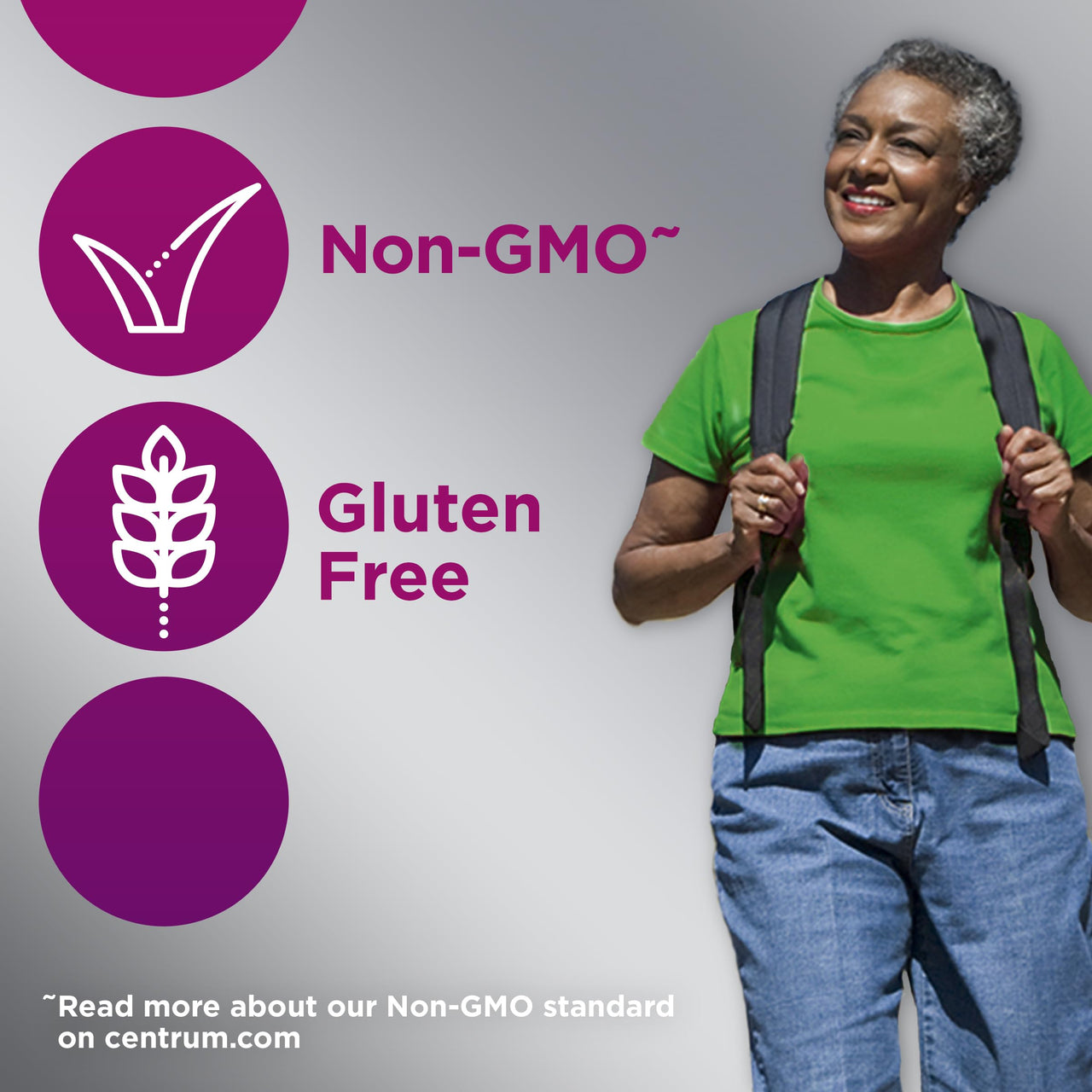 Centrum Silver Women's Multivitamin for Women 50 Plus, Multivitamin/Multimineral Supplement with Vitamin D3, B Vitamins, Calcium and Antioxidants, Gluten Free, Non-GMO Ingredients - 200 Count