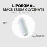 Thumbnail for Codeage Liposomal Magnesium Glycinate Supplement, 2-Month Supply, Bisglycinate Magnesium Chelate, Chelated Magnesium Mineral Pills, BioPerine Black Pepper Vitamins Capsules, Non-GMO Vegan, 240 ct