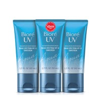 Thumbnail for Biore UV Aqua Rich Daily Hydrating Facial Moisturizer with SPF 50 | Oil Free Sunscreen for Sensitive Skin with Hyaluronic Acid, Non-Comedogenic, Dermatologist Tested, 1.7 Oz/3 Pack
